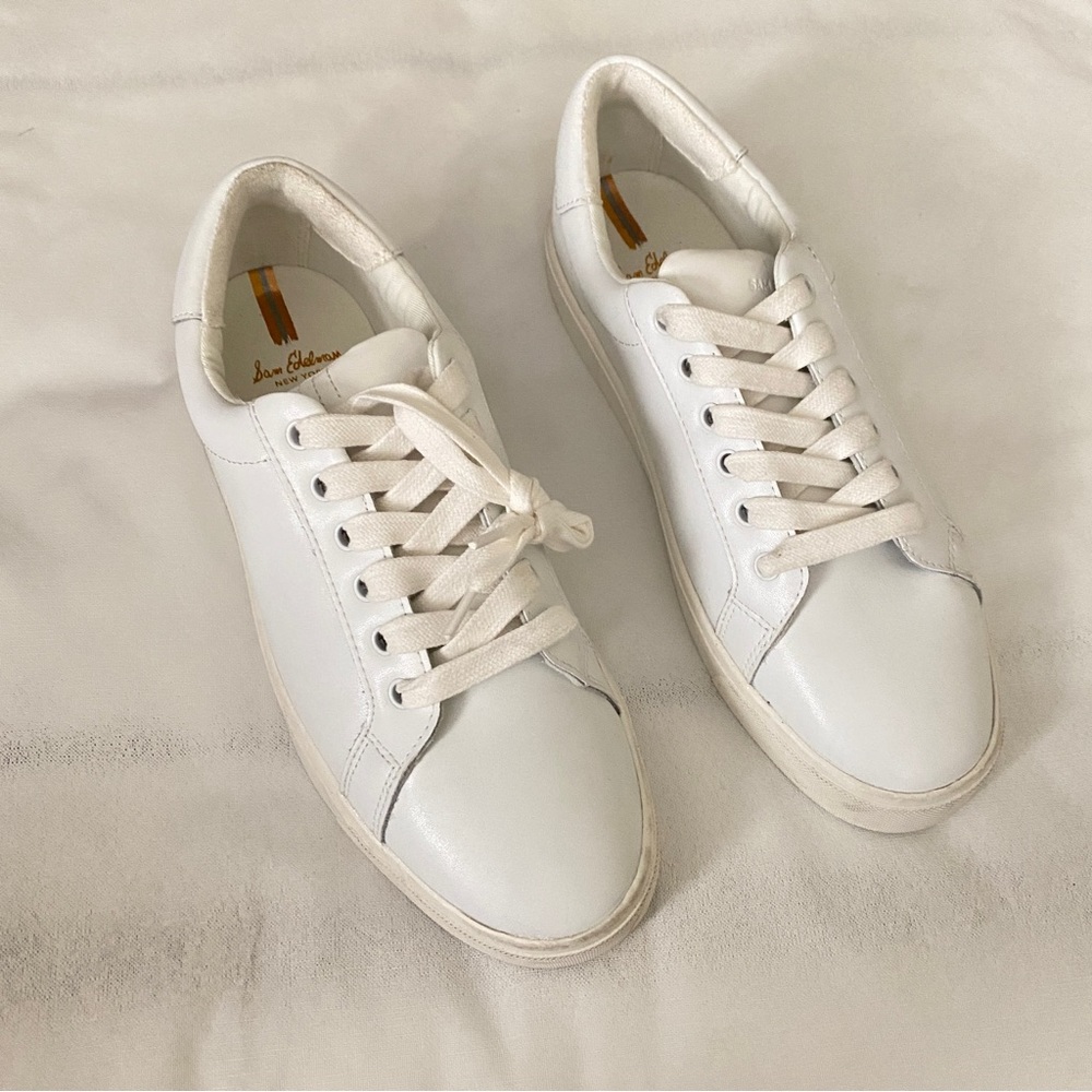 Sam Edelman white sneaker leather US 9.5 M. New but no box.